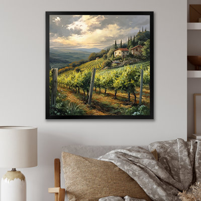 " Vineyard Charm Liquid Art I "