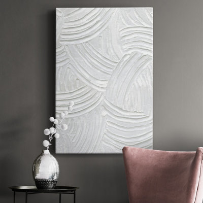 Zaanstad Sandstone Grooves I - Toile tendue avec châssis de qualité supérieure