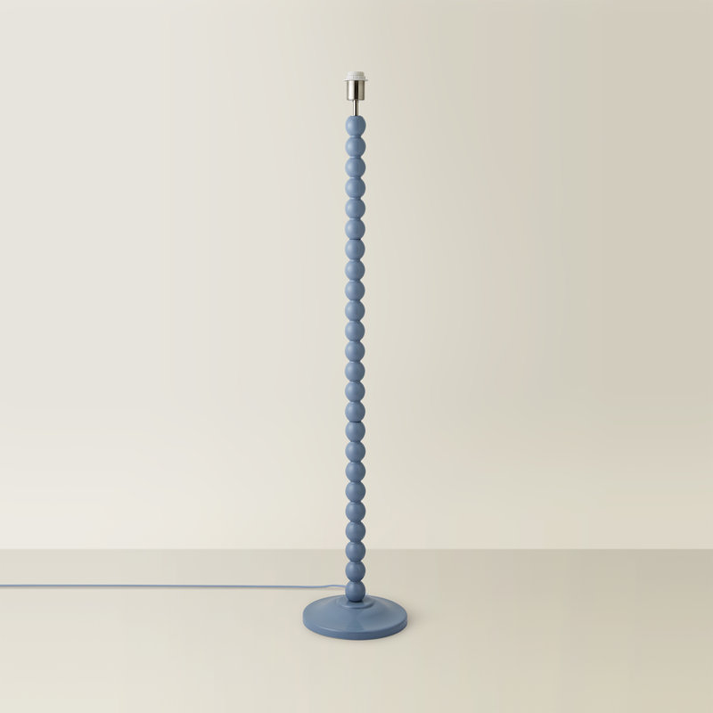 Bobbles 130cm Painted Traditional Floor Lamp, Powder