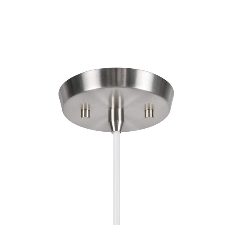Luminaire suspendu 1 lumière à cône simple Cranon, Bleu foncé