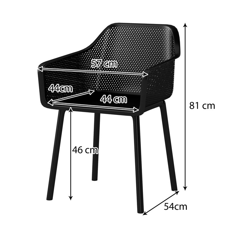 Side Chair in Black