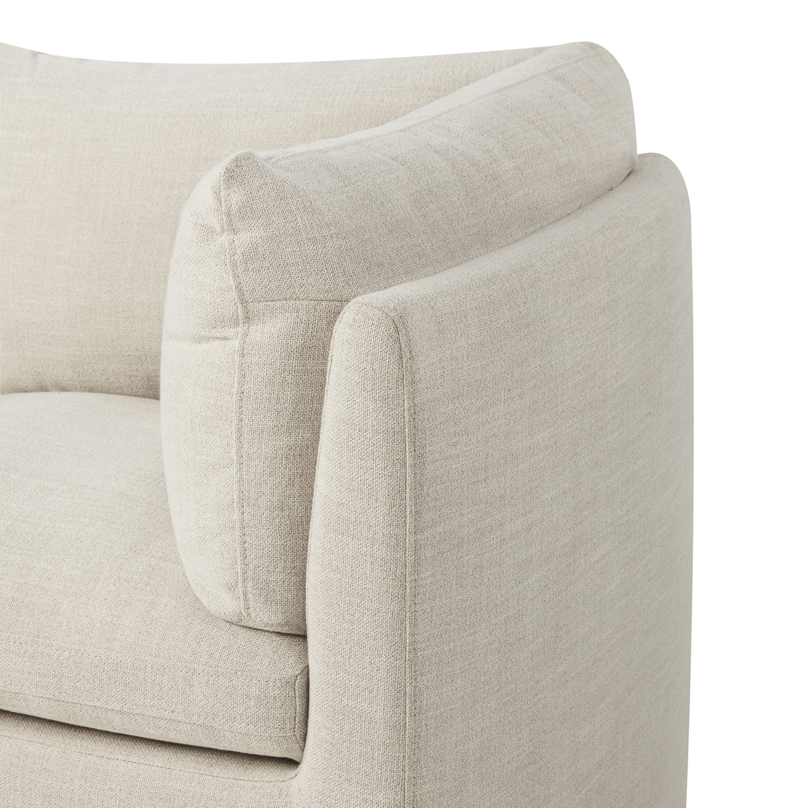 Alayaa Modular 3-Piece Dining Chair, Effie Linen Performance
