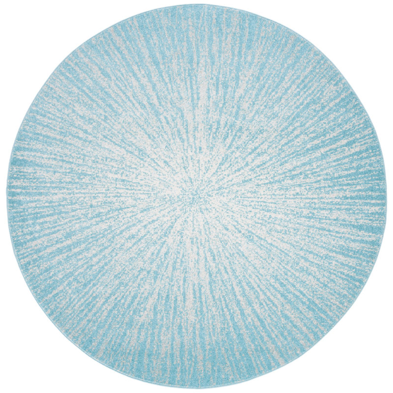 Faustina Performance Abstract Rug, Round 3'