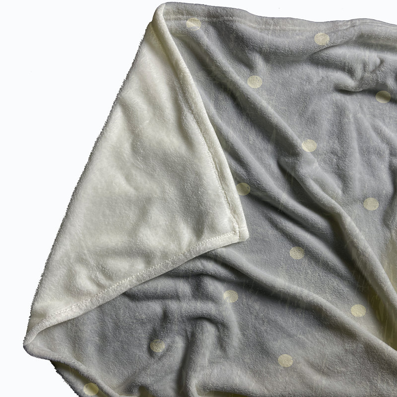 Briony Plain Weave / Muslin Throw Blanket, Grey