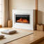 built-in electric fireplace