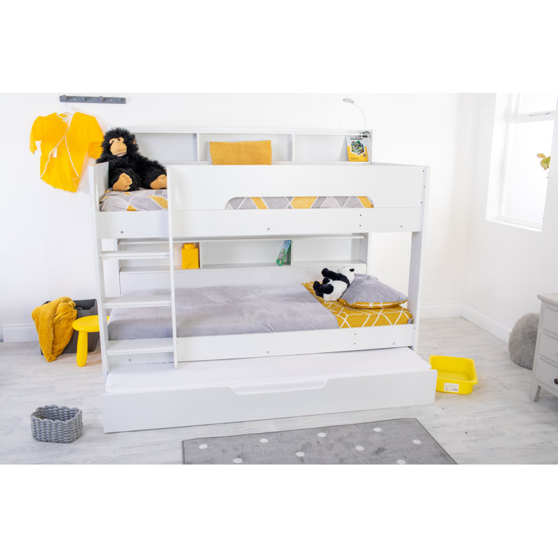 Eakes Single (3') Bunk Bed with Storage Included with Trundle Included