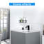Serviteur de douche mural en acier inoxydable-571756883-601103836
