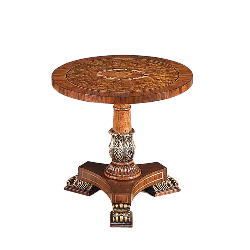 Orpheus Solid Wood Top End Table Set