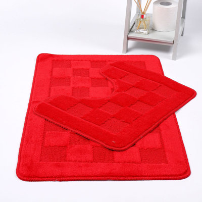Emitte Polyester Blend Non-Slip Contour Mat