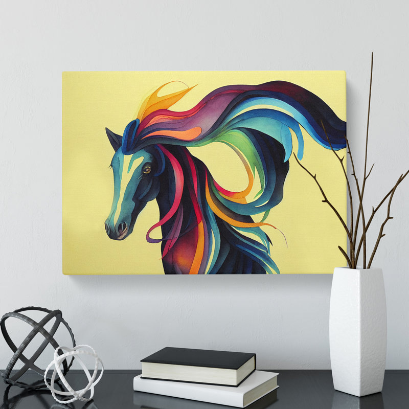 Horse Vol.3 - Wrapped Canvas, 40cm H x 60cm W x 3cm D