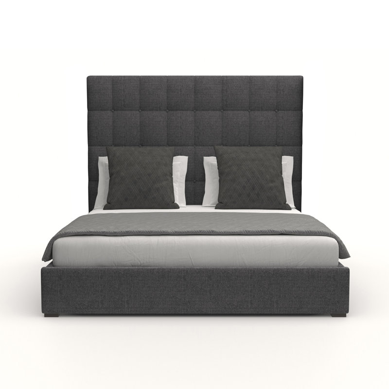 Dezyah Upholstered Bed, Charcoal Revolution®, California king