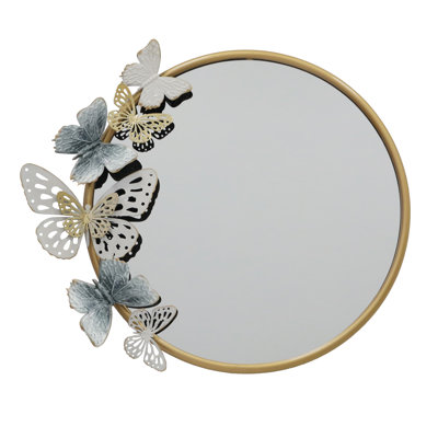 Miroir d'appoint mural Butterfly