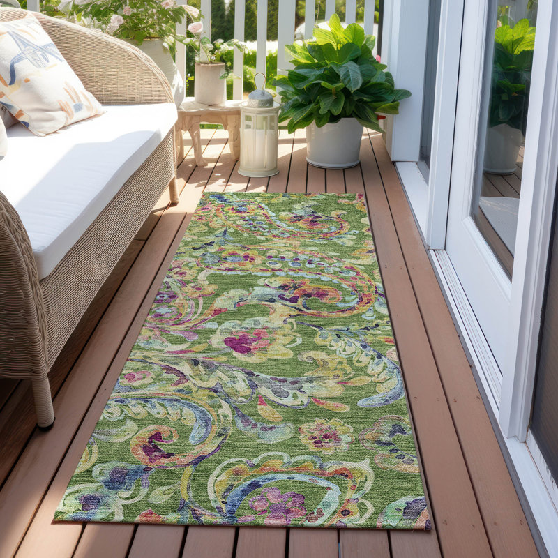Tapis intérieur / extérieur Malcom, Tapis de couloir 2 pi 3 po x 7 pi 6 po
