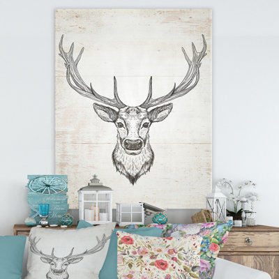 «Deer Wild and Beautiful II», reproduction d'art sur toile tendue