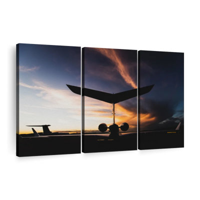 " Private Jet Silhouette "