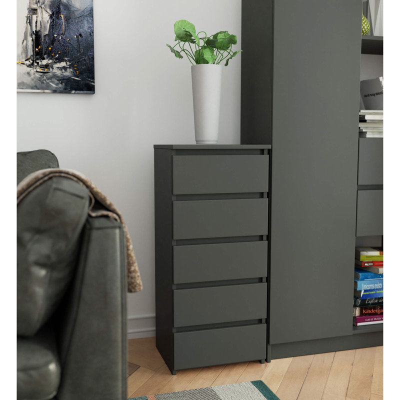 Steinarr 5 -Drawer Console