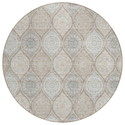 Chayden Washable Geometric Indoor / Outdoor Rug