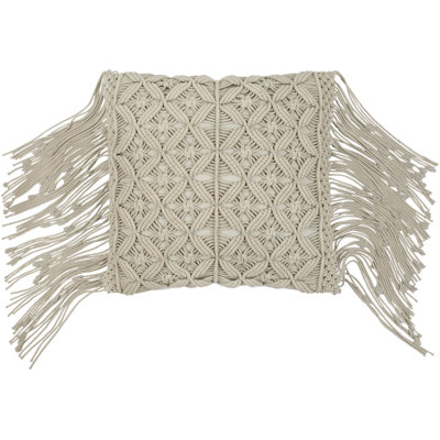 Coussin décoratif en coton à motif géométrique Punta