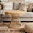 Peacock Round Solid Wood Top Dining Table
