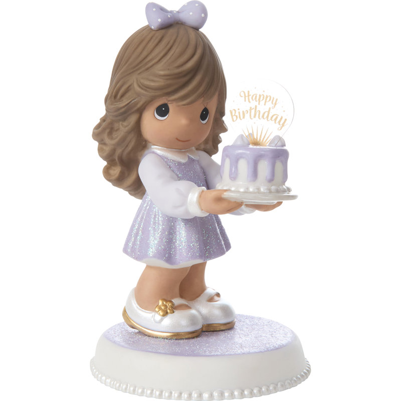 Figurine Precious Moments, Mauve/brun