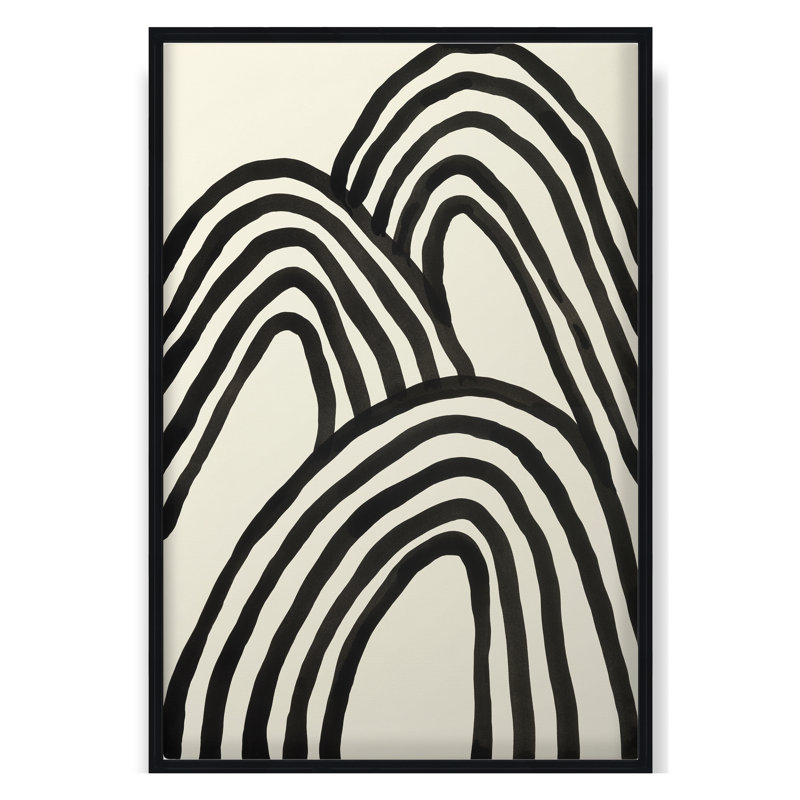 Three Black Rainbows Print by Hable Construction, 49'' H x 34'' W
