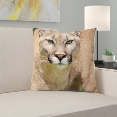 Cougar Throw Pillow