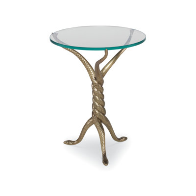 Carrier And Company Case Glass End Table