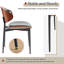 Chaise d'appoint rembourrée (ensemble de 2)-341425397
