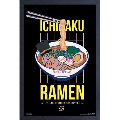 Naruto - Hidden Village Ramen 11 x 17, reproduction encadrée