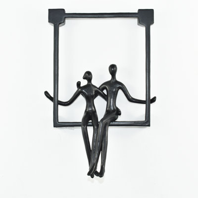 Sculpture de couple Adam et ses amis