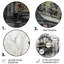 «Paris Montmartre Mist - Cityscapes Round Metal Art»-1933589850