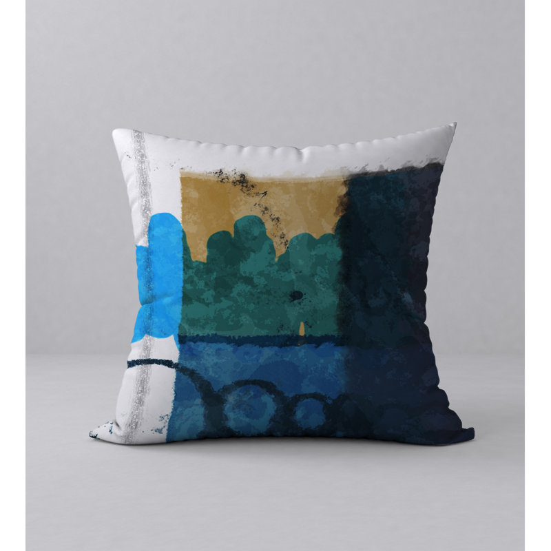 Housse de coussin décorative carrée crémeux, 24" X 24"