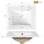 Meuble-lavabo moderne de 20 pouces avec lavabo en céramique, portes à fermeture en douceur et tiroir de compartiment dans un lavabo design, organisateur de porte, système-1170758106