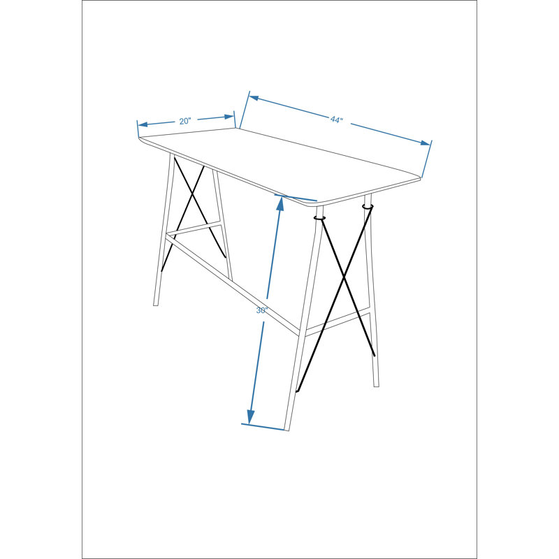Bureau en bois massif