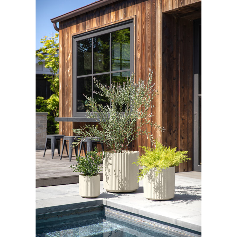 Demi Series Round Planter Set of 3, Sand