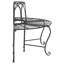 Abia Wrought Iron Outdoor Tree Bench-1349465082