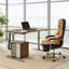 Fauteuil de direction double rembourré avec repose-pieds-1888495435