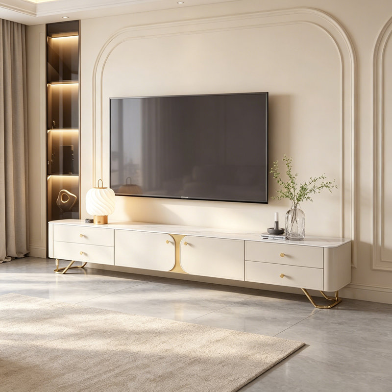 Meuble télé Minimalist, H 19,69 po x l 94,49 po x P 13,78 po
