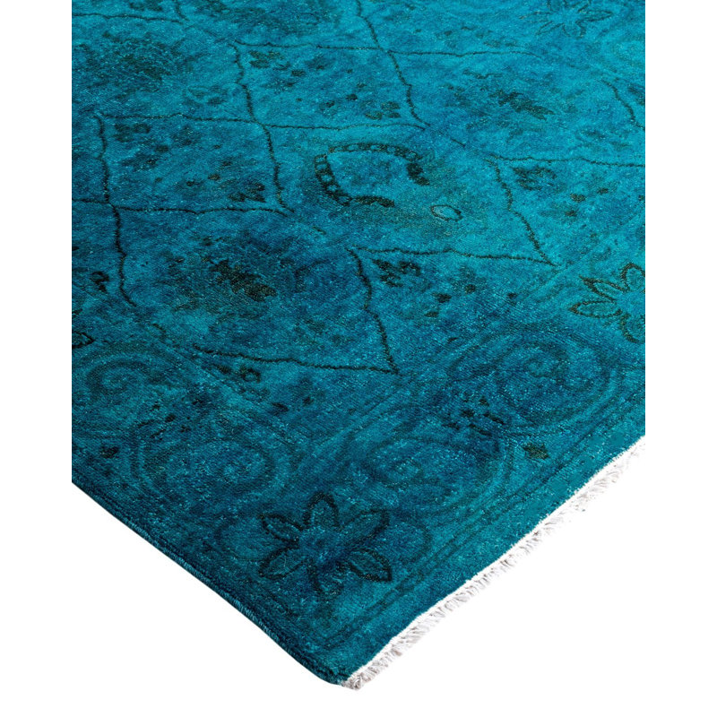 Overyed One-of-a-Kind Runner 2'5" X 9'8" Hand Knotted Area Rug