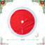 Red & White Felt Christmas Tree Skirt