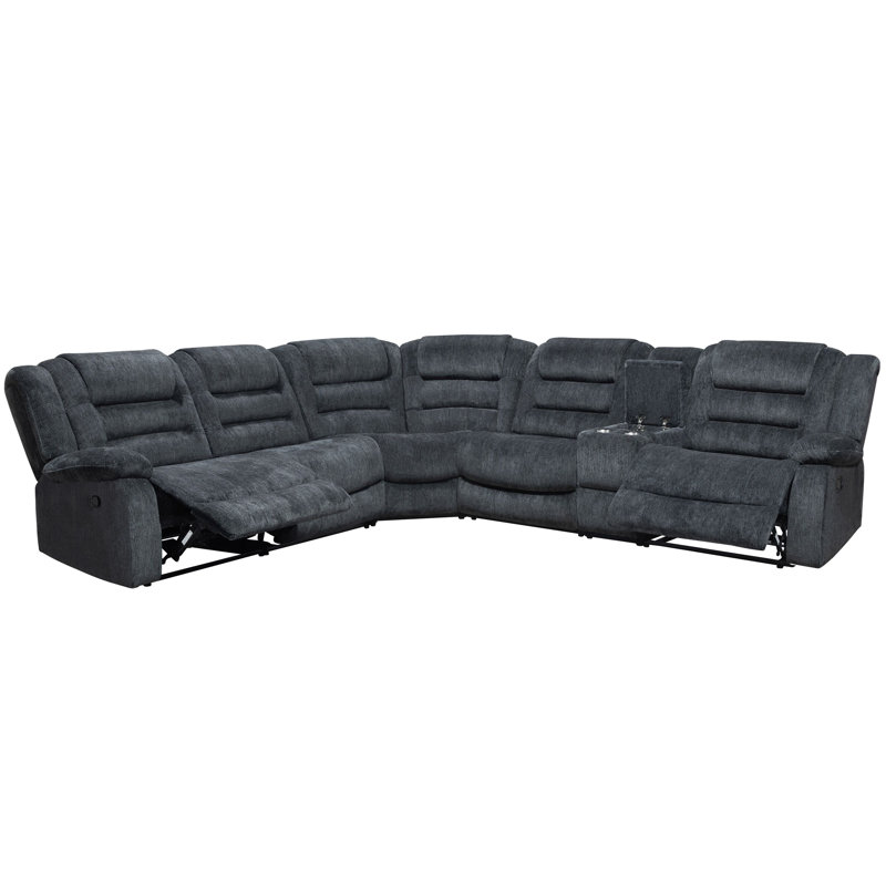 Canapé modulaire inclinable 6 pièces Blagota