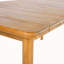 Table de salle à manger d'extérieur en bois d'acacia de L 67 po