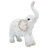 Waxler Resin and Polyresin Elephant Figurine - Elegant Decorative Accent Sculpture in Casual Contemporary Style-1098426758-1098426754