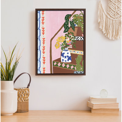 Bohemian Stairs by Alja Horvat Framed Canvas Wall Art Print