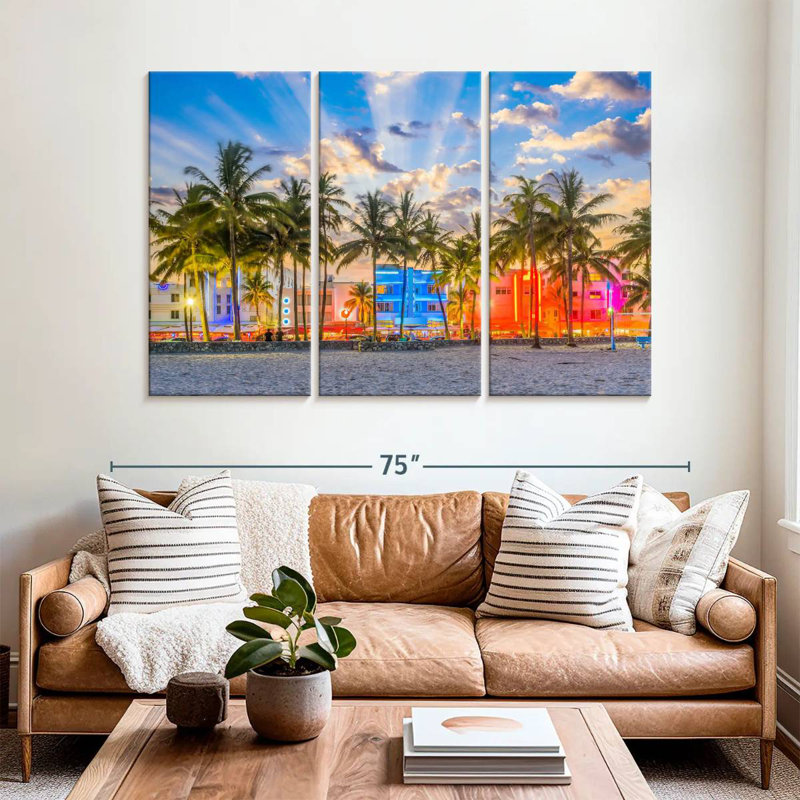 Sirci Ocean Drive Miami, H 42 po x l 65 po