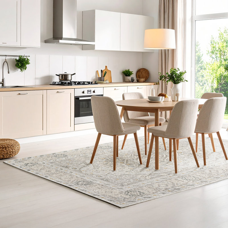 Tapis bohémien médaillon, Rectangle 5 pi x 7 pi