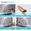 Robinet de cuisine rétractable à poignée simple