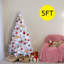 Arbre de Noël artificiel pin blanc-687749923