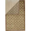 Ivory Hand-Knotted Wool Linked Scrollwork Geometric Modern Contemporary Carpet Rug-1686553360