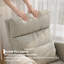 Chaise berçante douce avec fauteuil d'appoint et poches latérales confortables-839916777